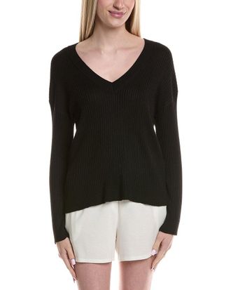 PJ Salvage Pj Salvage Jet Set Rib Cashmere-Blend Top