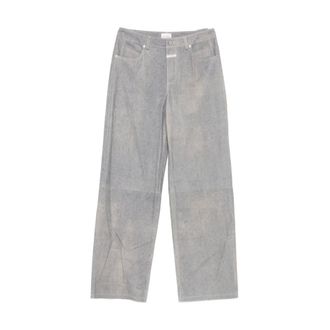 Closed Dames, Broeken, Blauw, Maat: W26 Wol