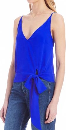Amanda Uprichard Yara Cami Top In Cobalt