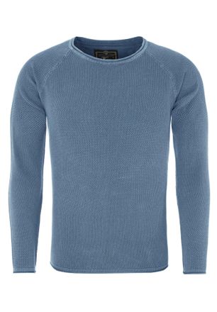 Key Largo Mens MST Thomas Sweater, Flintstone Blue, XL