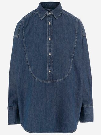 Polo Ralph Lauren Jeanshemd mit geschwungenen N&auml;hten