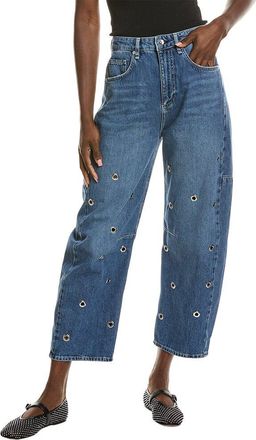 Rag & Bone Rag & Bone Chase High-Rise Lily Grommet Barrel Jean