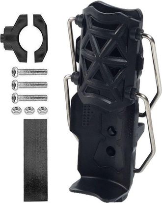 OEM Portavasos Adaptable Para Bicicleta, Motocicleta Y Moto, Portabotellas Giratorio De 360&deg; Con Funci&oacute;n De Sujeci&oacute;n Autom&aacute;tica (negro)