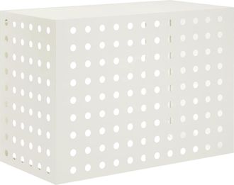 vidaXL Funda Para Aire Acondicionado Blanco 100 X 50 X 70 Cm Acero Vidaxl