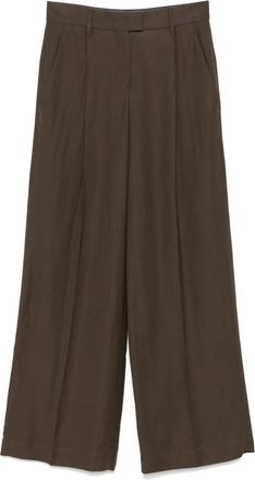 Brunello Cucinelli Pantaloni con piega - Marrone