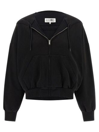 Maison Margiela Mm6 Maison Margiela Womens Trompe Loeil Hoodie