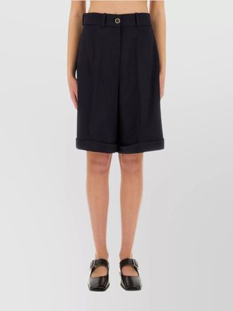 Patou wool knee-length bermuda shorts