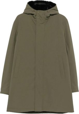 Herno Technische Capuchonjas - Heren - Winterjassen - Groen - M - Polyester - Jassen