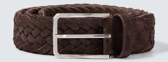 Canali Cintura in suede intrecciato