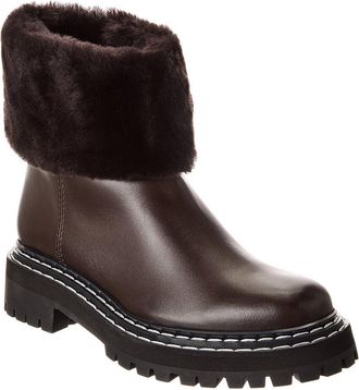 Proenza Schouler Leather & Shearling Boot