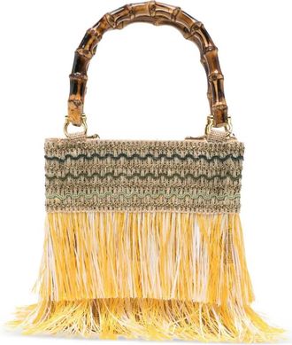 La Milanesa Orchidea Fringe Small Bag