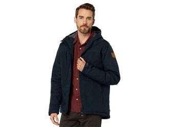 Fjällräven Skogso Padded Jacket Mens Clothing Dark Navy : 2XL, Cotton/Polyester