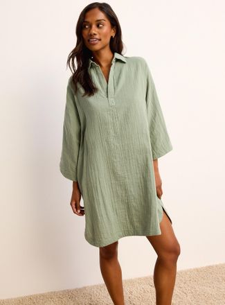 Miiyu Womens Flowy gauze nightshirt