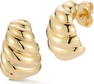 Glaze Jewelry Croissant Huggie Hoop Earrings in Gold at Nordstrom Rack
