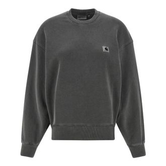 Carhartt Work in Progress Nelson Sweatshirt - Dames - Sweatshirts - Zwart - S - Katoen - Hoodies & sweatvesten