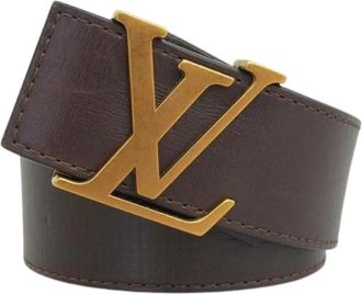 Louis Vuitton Pre-owned Vintage Leren Riem - Heren - Vintage Accessoires - Bruin - ONE Size - Leer - Vintage