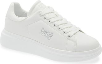 Roberto Cavalli Low Top Sneaker in White at Nordstrom Rack, Size 12Us / 42Eu