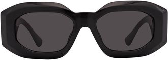Versace Dark Grey Irregular Mens Sunglasses VE4425U 536087 53