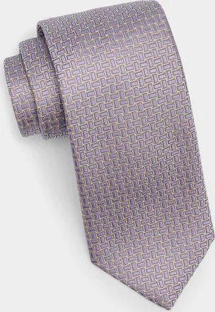 Canali Men & apos;s Woven Silk Tie
