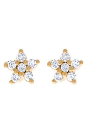 Girls Crew Teeny Tiny Star Studs in Gold at Nordstrom