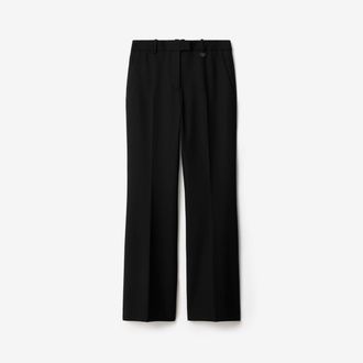 Burberry Wool Blend Tailored Trousers