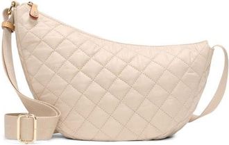 MZ Wallace Small Metro Smile Shoulder Bag in Buff at Nordstrom