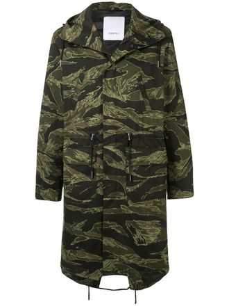 Ports V Jas met camouflageprint - Groen