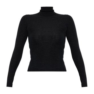 Max Mara Cavallo Wolle Coltrui - Dames - Truien - Zwart - Maat: L Wol