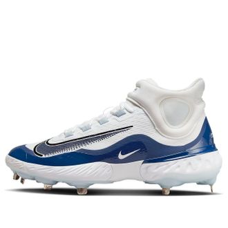 Nike Alpha Huarache Elite 4 Mid White Midnight Navy FD2744-103