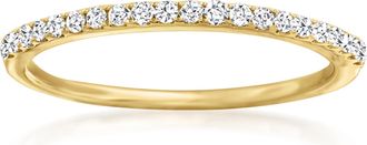 Ross-Simons Diamond Ring in 14kt Yellow Gold