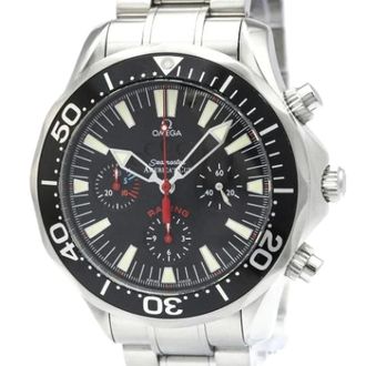 Omega Pre-owned Seamaster 2569.50 Polshorloge - Heren - Pre-owned - Zwart - Maat: ONE Size