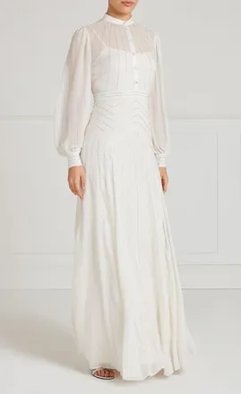 Temperley London Villanelle Dress in Ivory at Nordstrom, Size 10