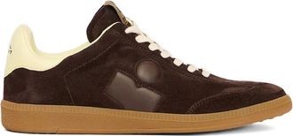 Isabel Marant Brycy suede sneakers - men - Calf Leather/Calf Leather/Rubber/Calf Suede - 43 - Brown