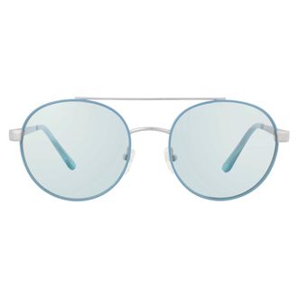 Guess Blue Mirror Round Ladies Sunglasses GF0367 10X 53