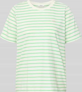 s.Oliver Red Label Regular Fit T-Shirt aus reiner Baumwolle in Hellgruen, Gr&ouml;&szlig;e 34