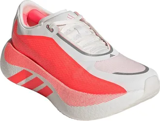 adidas Hyperboost Edge Running Shoe in Hyper White/solar Turbo at Nordstrom, Size 10.5