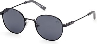 Timberland TB9268 Polarized 02D Mens Sunglasses Black Size 51