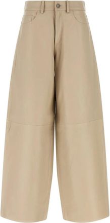 Haikure Broeken - Dames - Wijde Broeken - Beige - W24 - Broeken