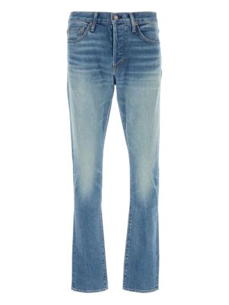 Tom Ford Jeans con applicazione logo - Blu