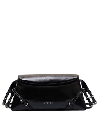 Givenchy Black Logo Medium Shoulder Bag
