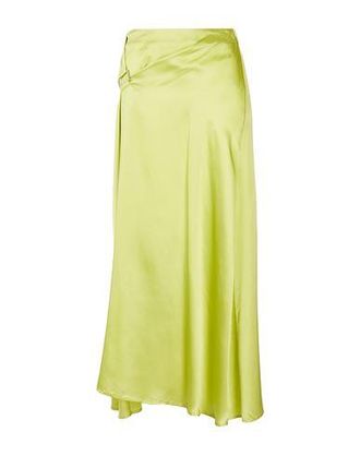 8 by YOOX SILK GATHERED MAXI SKIRT