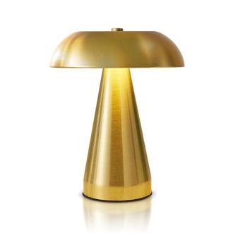 OEM L&aacute;mpara De Escritorio Led Port&aacute;til, L&aacute;mpara De Mesa Met&aacute;lica Inal&aacute;mbrica, 3 Colores, Recargable, Control T&aacute;ctil, 3 Niveles De Brillo, Decoraci&oacute;n De Do