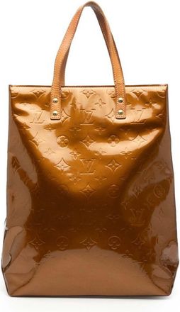 Louis Vuitton Monogram Vernis Bronze Brown Patent Leather Handbag Tote Bag (Pre-Owned)