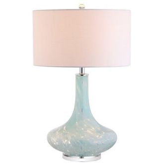 Jonathan Y Designs Montreal 29 Glass/Acrylic LED Table Lamp, Ice Blue at Nordstrom