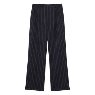 Ines De La Fressange Andy Broeken - Dames - Broeken - Blauw - Maat: L Wol