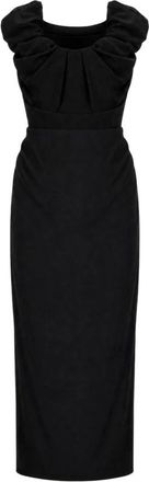 Vivienne Westwood Ginnie Lange Jurk - Dames - Casual kleedjes - Zwart - XS - Kleedjes