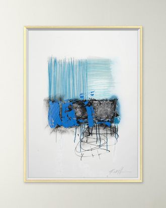 RFA Fine Art Blue Lines 3 Giclee on Paper by Robert Robinson