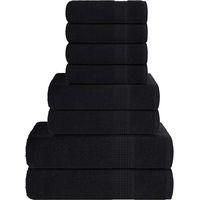 OEM Juego De 8 Servilletas Frogn Negras 360 G/m&sup2; - Crezuo