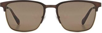 Fossil FOS 2142/G/S Asian Fit 09Q/70 Mens Sunglasses Brown Size 55