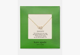 Kate Spade New York Dear Bestie Carded Pendant